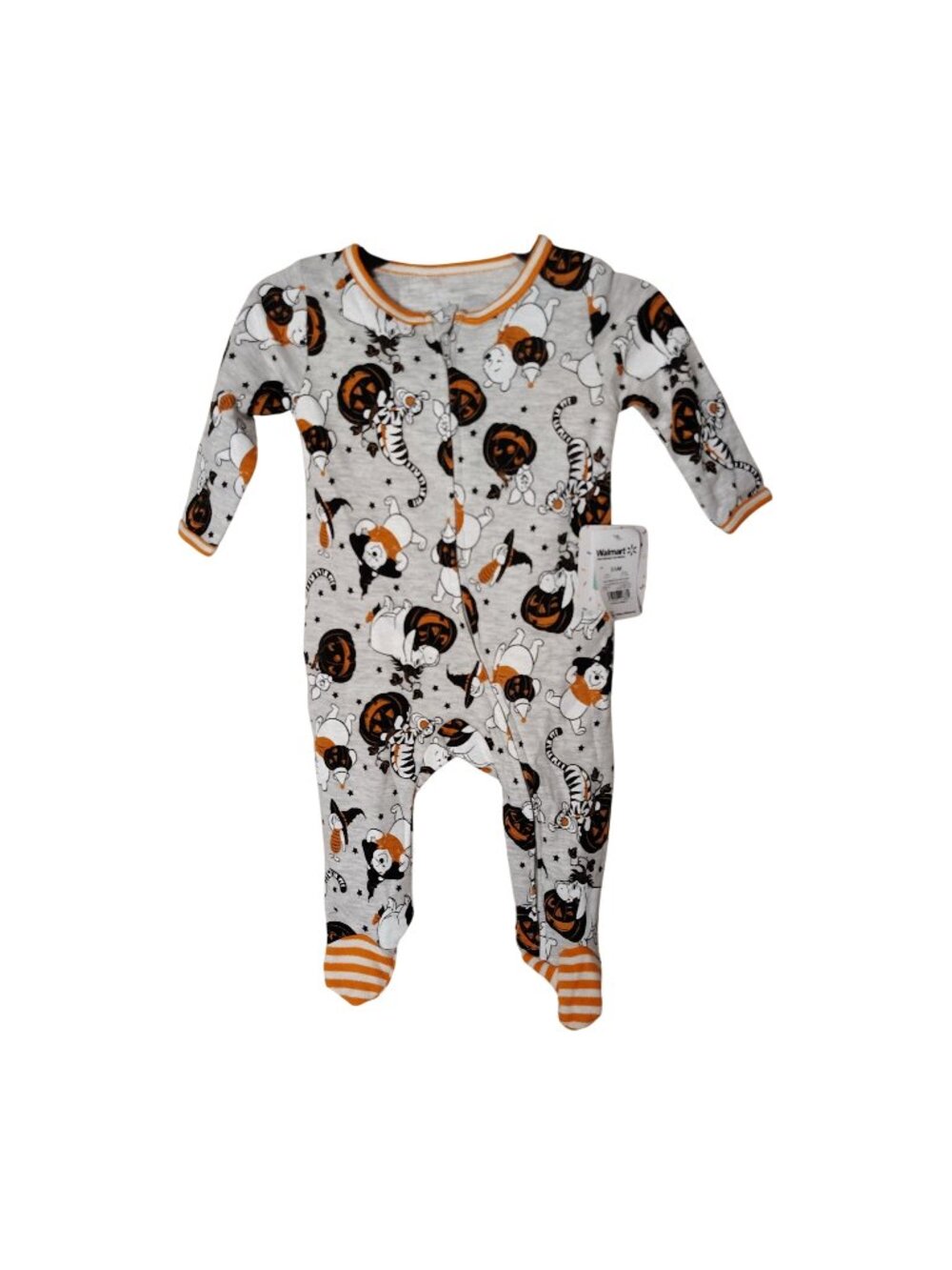 Disney Baby 3 to 6M Winnie the Pooh Halloween Footed Pajamas With Tags